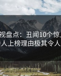 香蕉影视盘点：丑闻10个惊人真相，主持人上榜理由极其令人炸裂