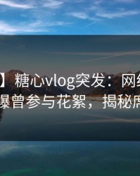 【爆料】糖心vlog突发：网红在中午时分被曝曾参与花絮，揭秘席卷全网
