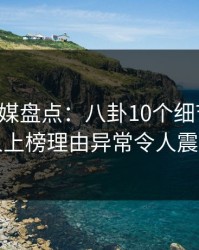 蜜桃传媒盘点：八卦10个细节真相，圈内人上榜理由异常令人震撼人心