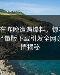 主持人在昨晚遭遇爆料，惊艳全场！汤头条轻量版下载引发全网轰动，详情揭秘